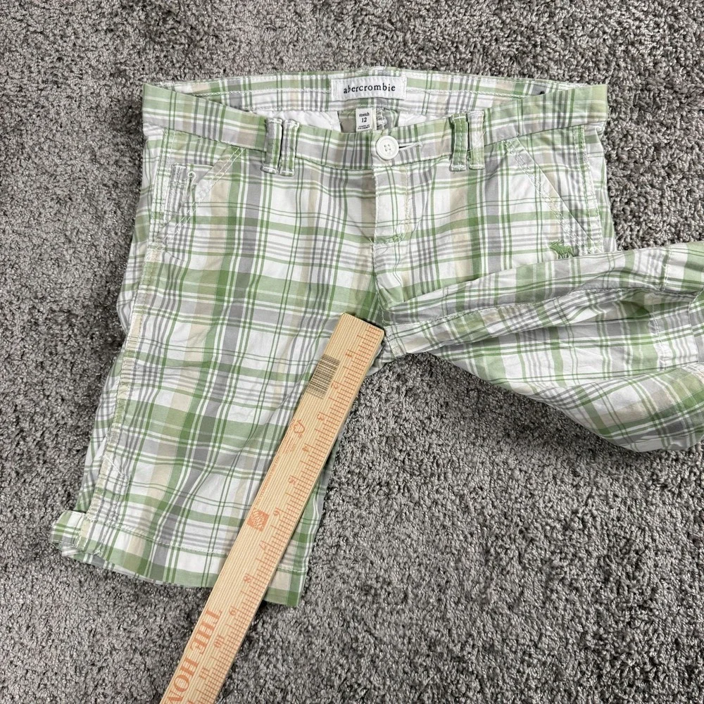 Y2K Abercrombie Girls Bermuda Shorts 12 Y2K Cotton‎ Preppy Old Money 2000s